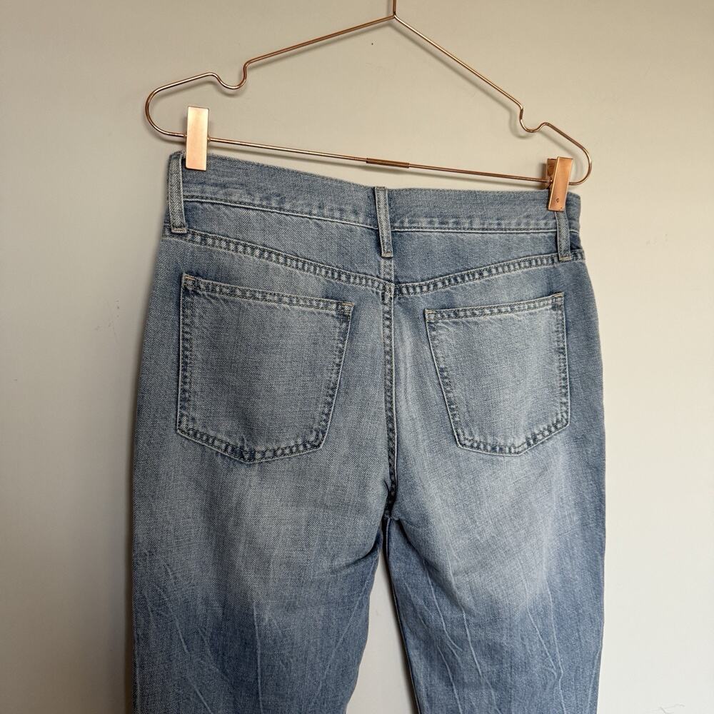 Gap Denim Jeans Womens 26 Best Girlfriend High Rise Dark Wash Blue Stretch - Picture 6 of 7